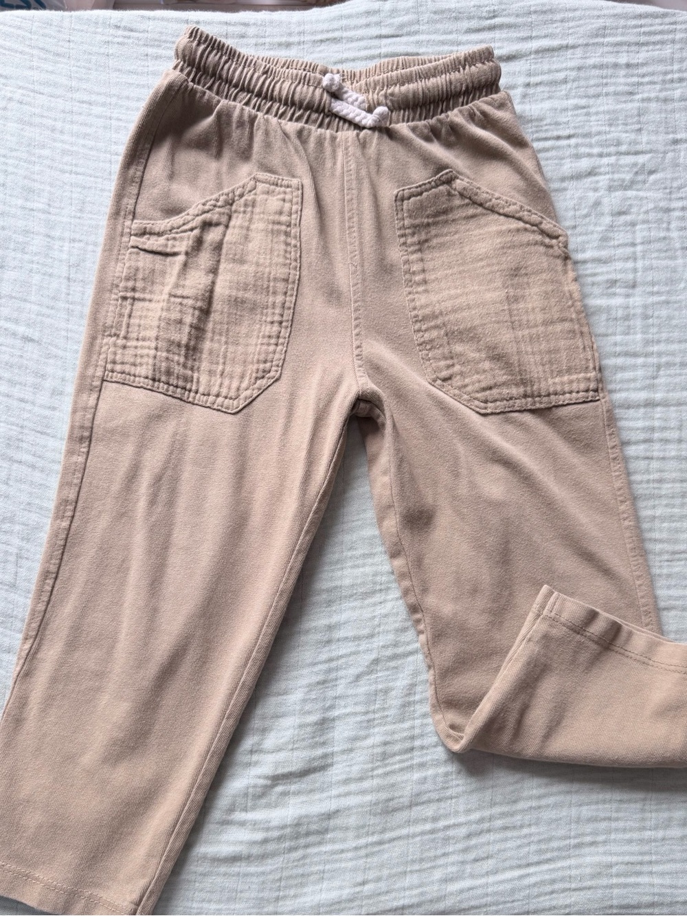 Zara Kids Light Beige Jogger Pants